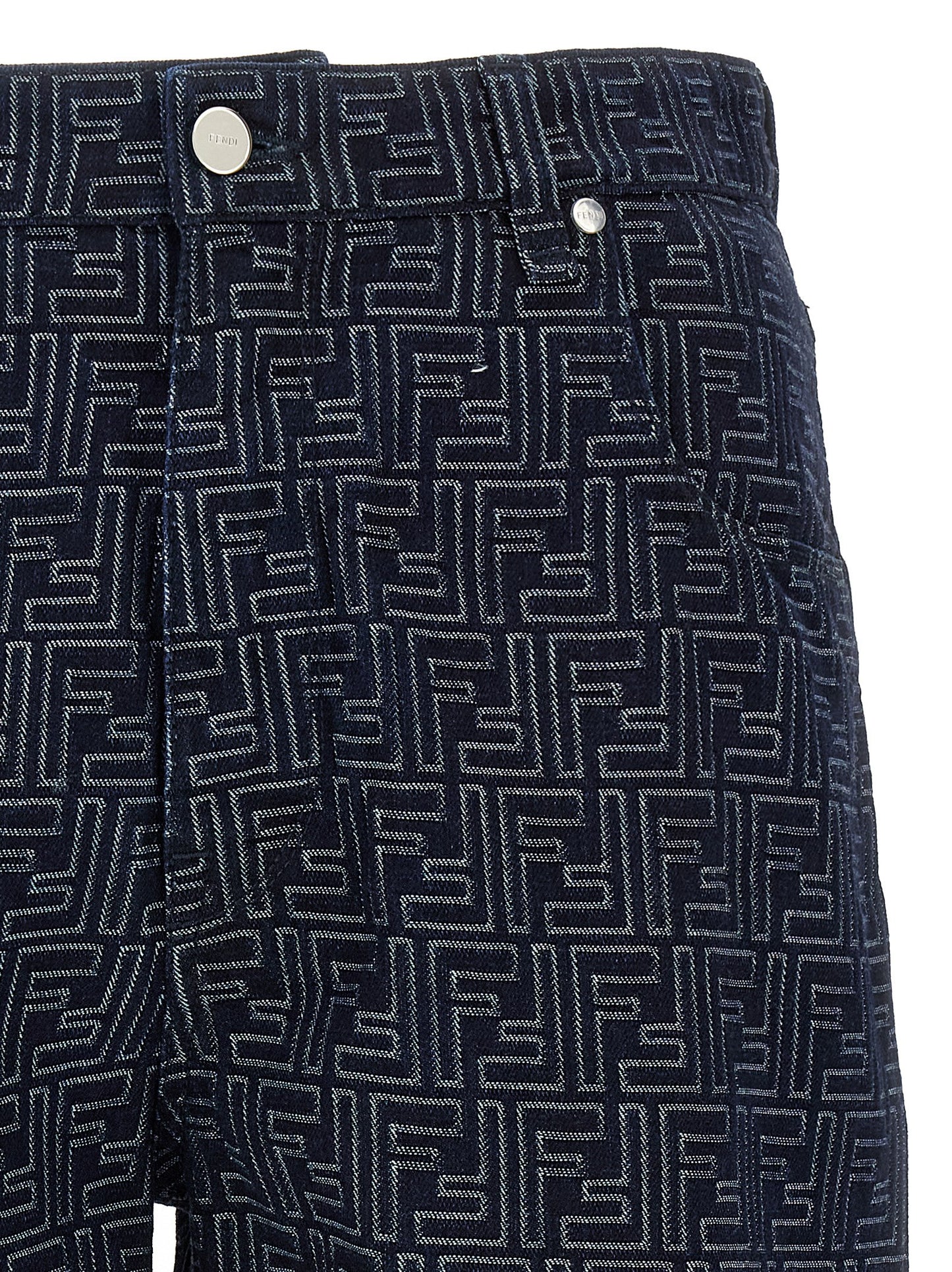 Bermuda jeans Jacquard FF Bermuda, short
