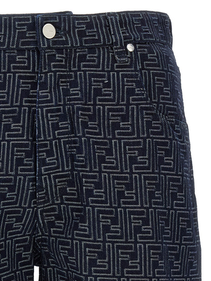 Bermuda jeans Jacquard FF Bermuda, short