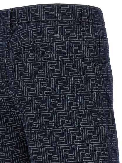 Bermuda jeans Jacquard FF Bermuda, short