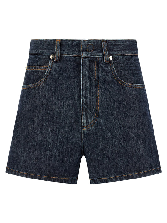 'FF padded' shorts Bermuda, short