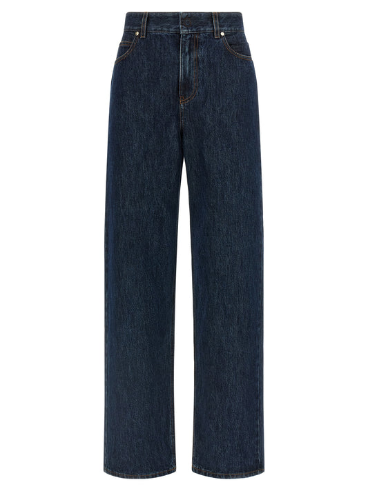 'FF' padded jeans Jeans