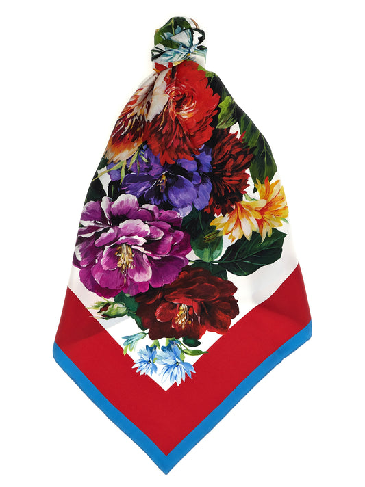 Floral print scarf Scarves, foulards