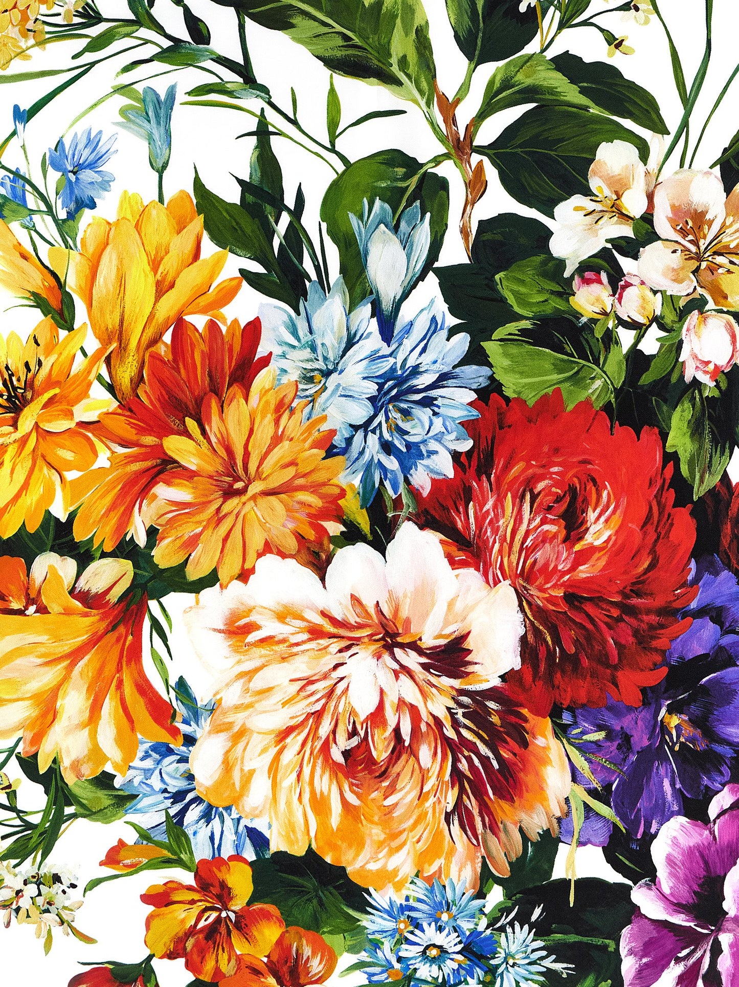 Floral print scarf Scarves, foulards
