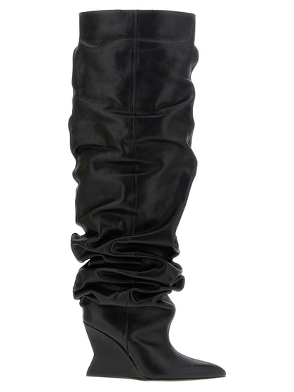 Cuissardes leather Boots, ankle boots
