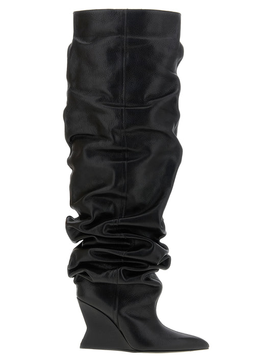 Cuissardes leather Boots, ankle boots