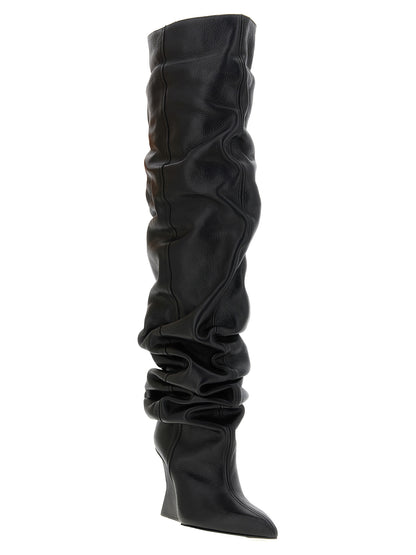 Cuissardes leather Boots, ankle boots