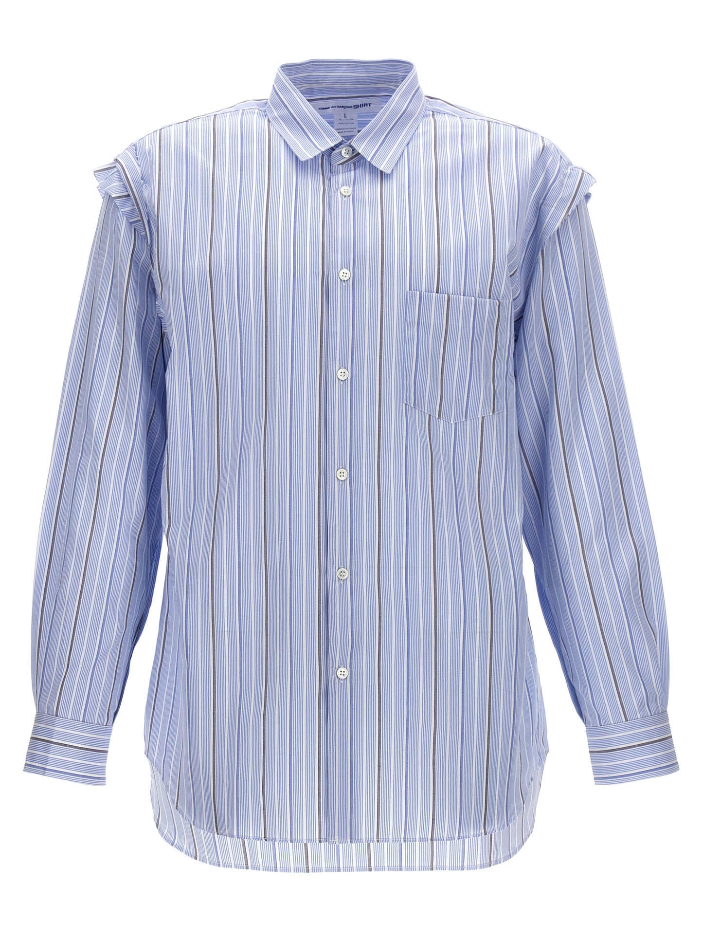 Unfinished striped shirt Shirt, blouse