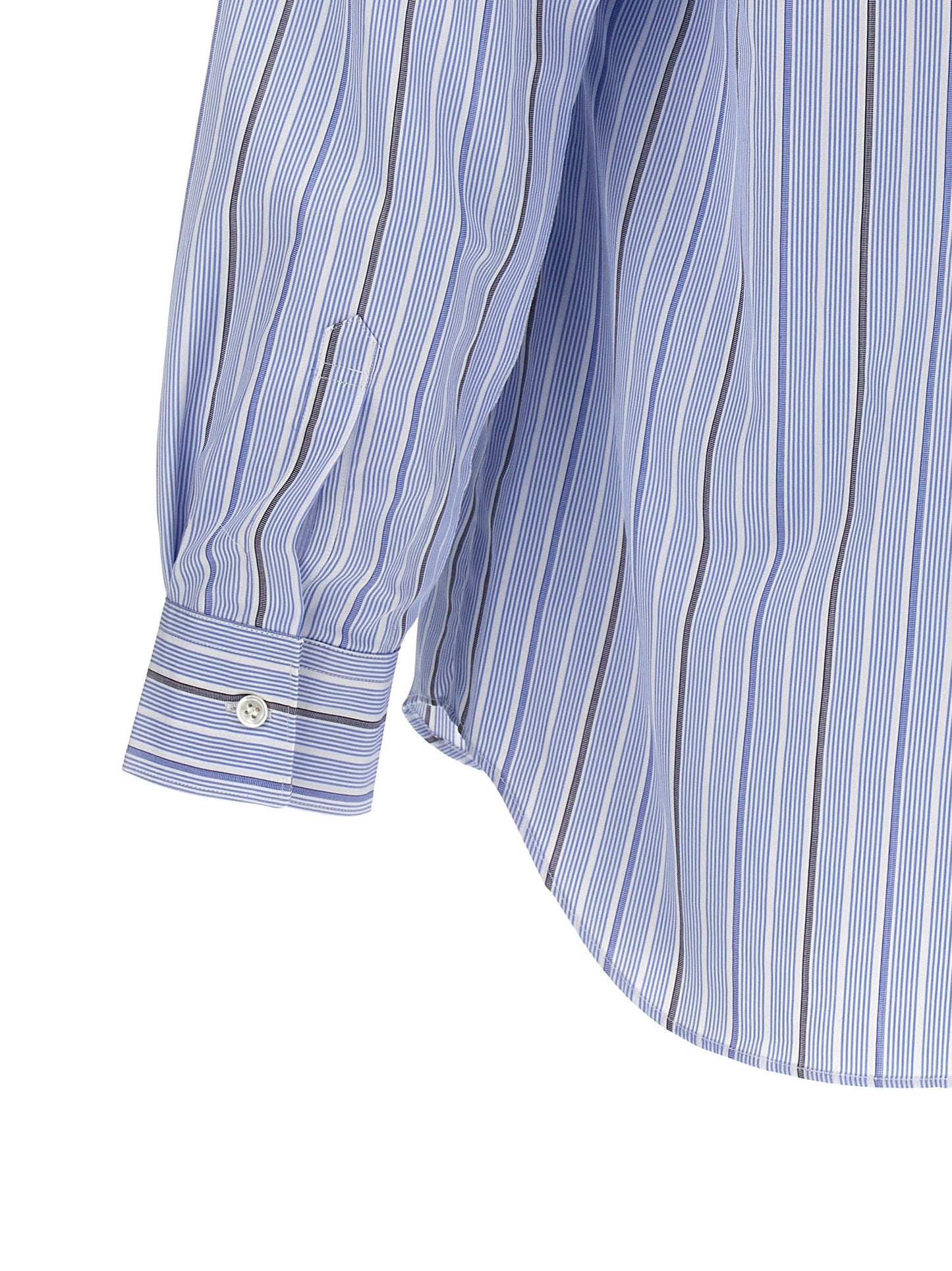 Unfinished striped shirt Shirt, blouse