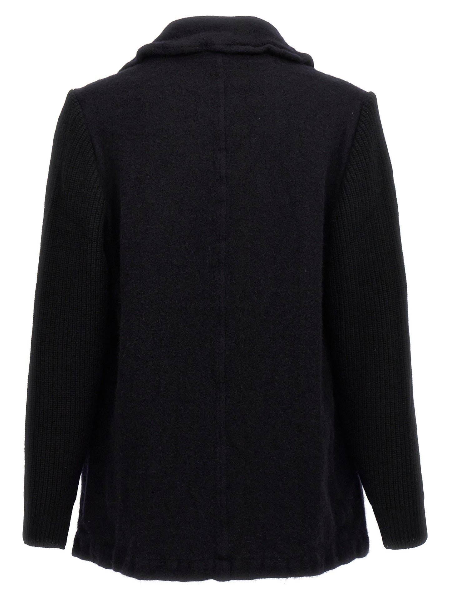 Double-breasted wool coat Coats, trench coats