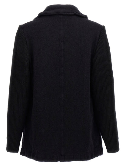Double-breasted wool coat Coats, trench coats