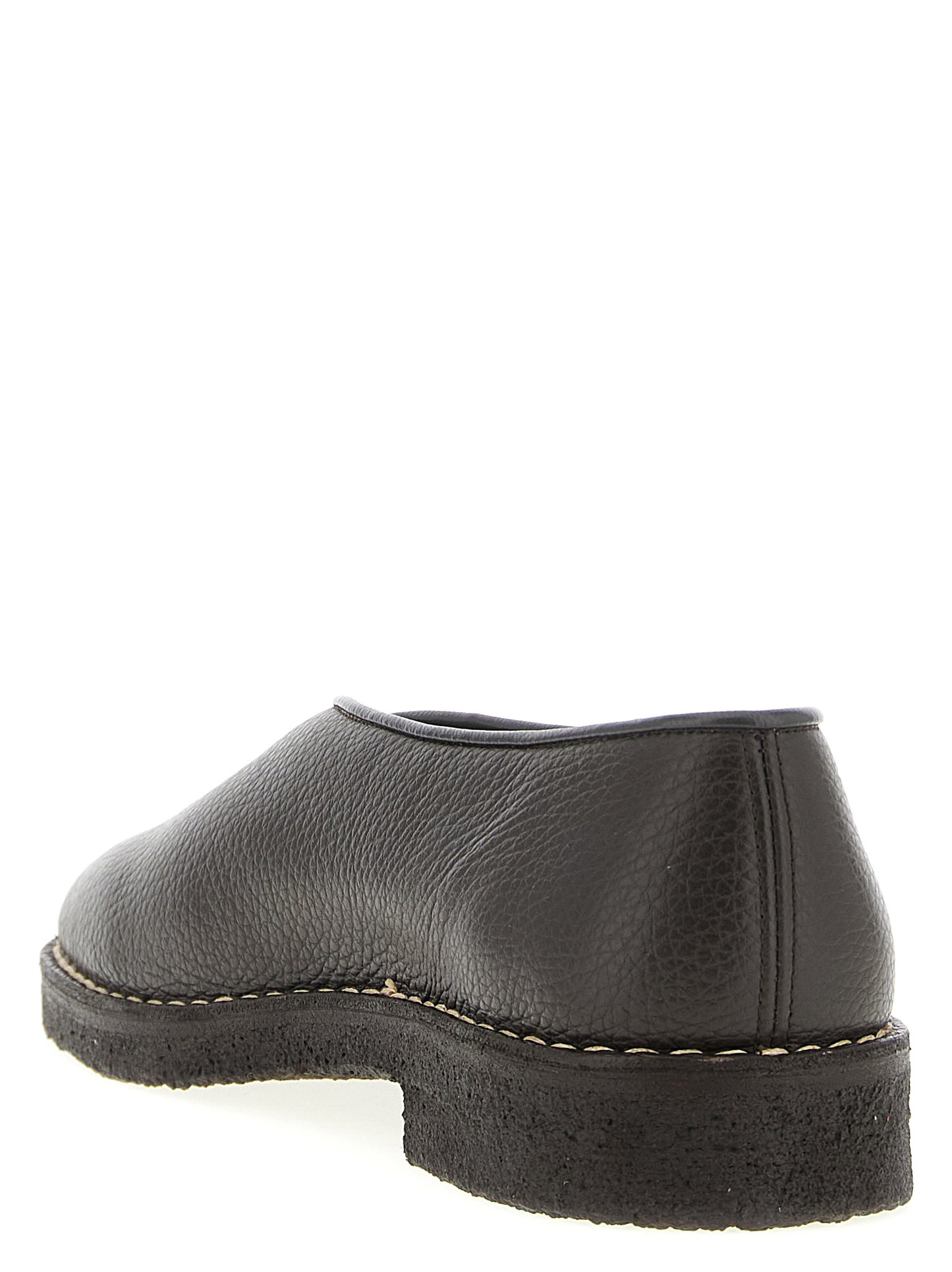 'Piped Crepe' slippers Flat shoes