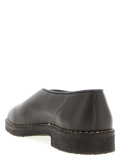 'Piped Crepe' slippers Flat shoes