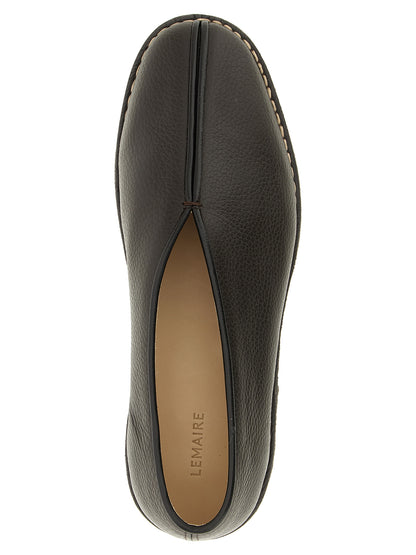 'Piped Crepe' slippers Flat shoes