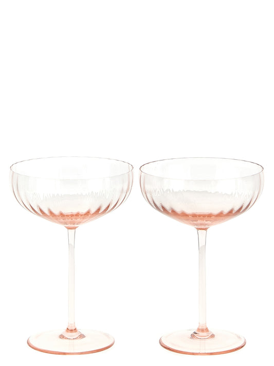 Set of 2 'Bollicine' champagne cups ⌀ 10.8 cm Glasses and bottles