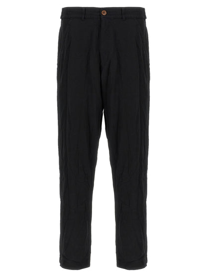 Crinkled pants Pants