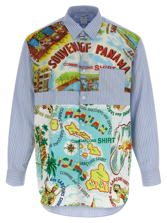 Patterned inserts shirt Shirt, blouse
