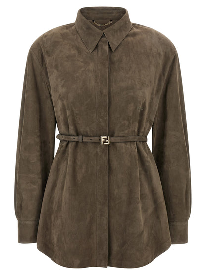 Suede shirt Shirt, blouse