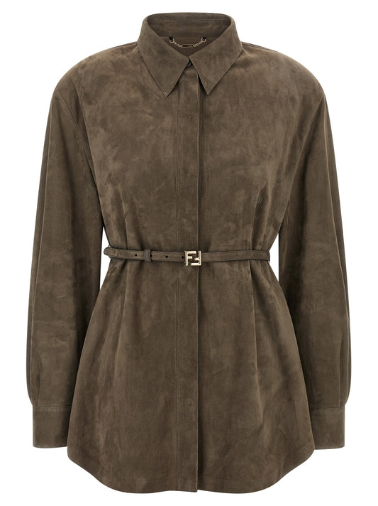 Suede shirt Shirt, blouse