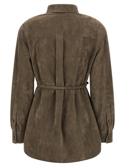 Suede shirt Shirt, blouse