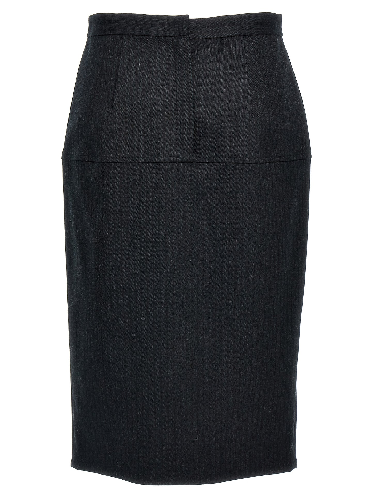 Pinstriped wool skirt Skirts