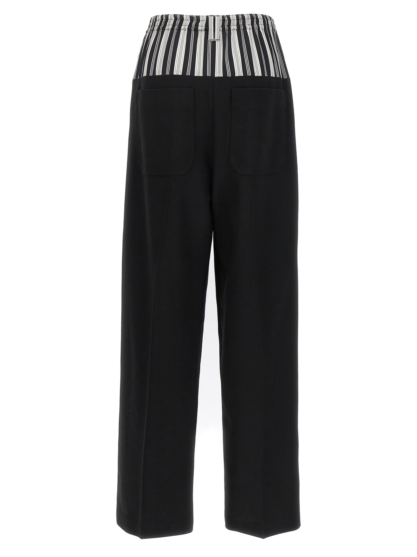 Basque trompe l'oeil pants Pants