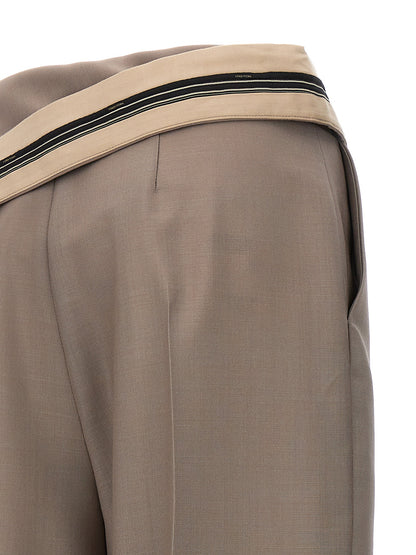 Carrot fit pants Pants