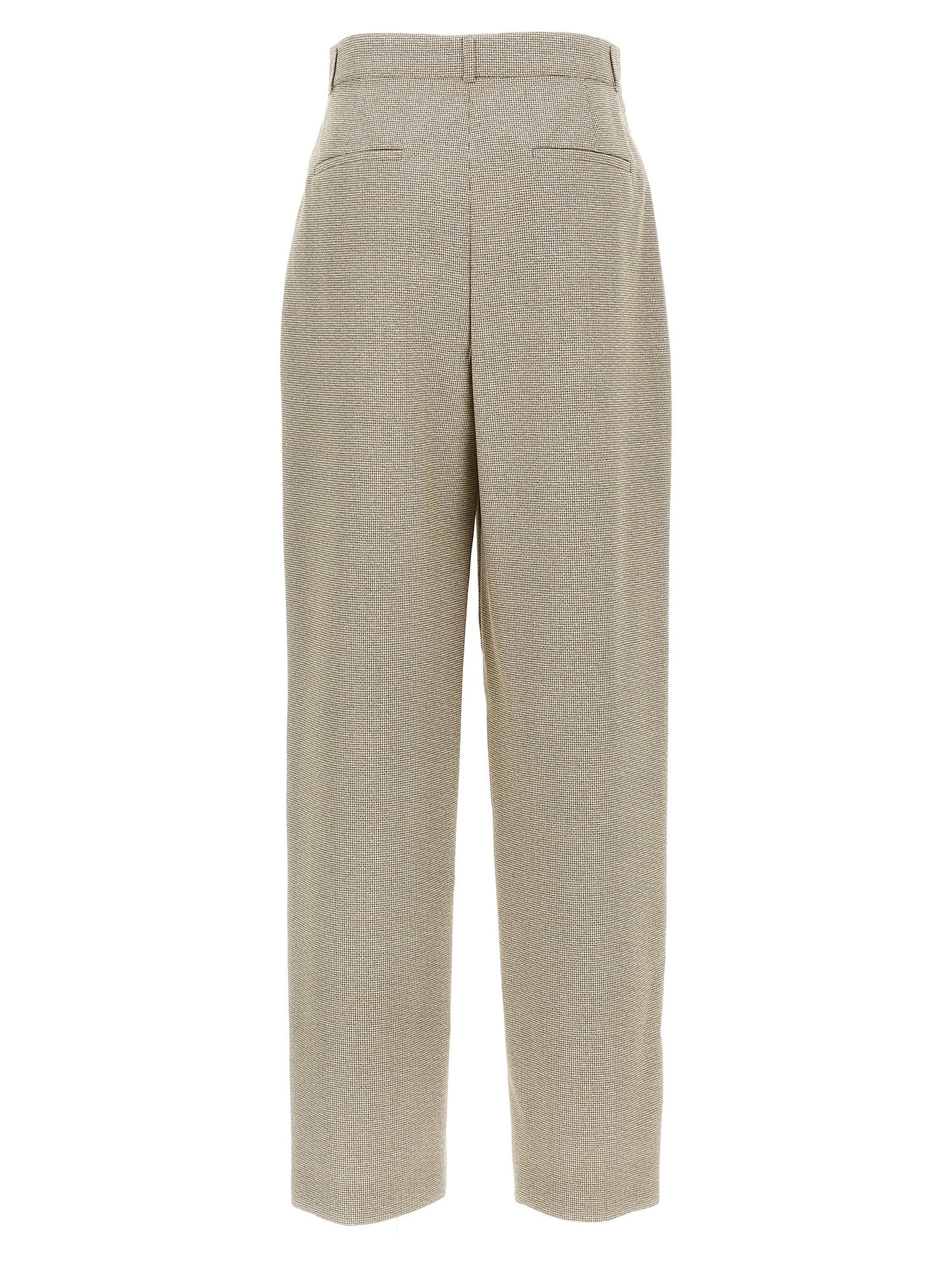 Micro check trousers Pants