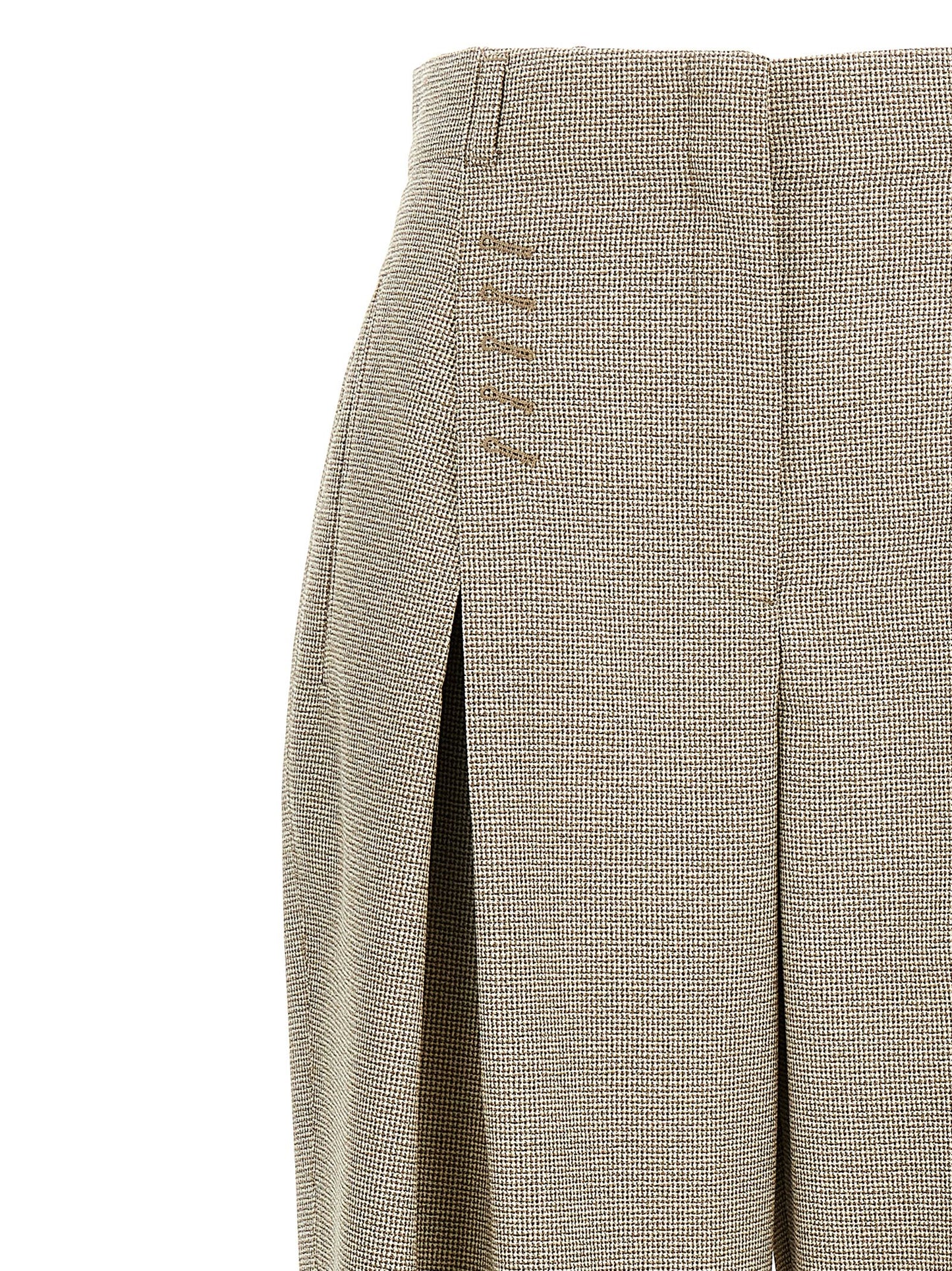 Micro check trousers Pants