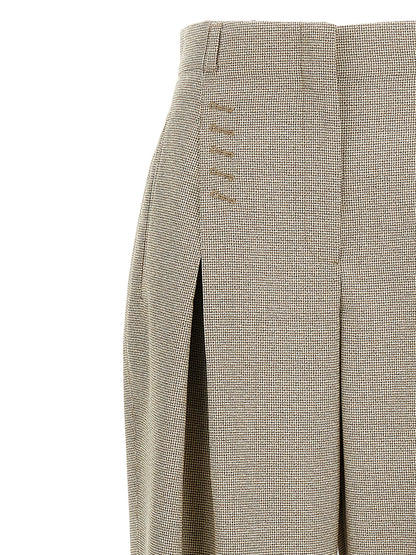 Micro check trousers Pants