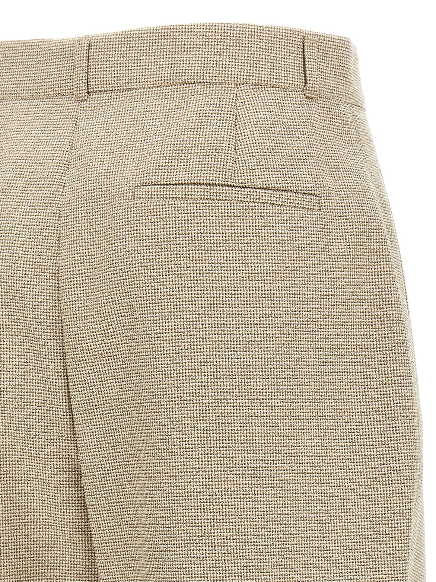 Micro check trousers Pants