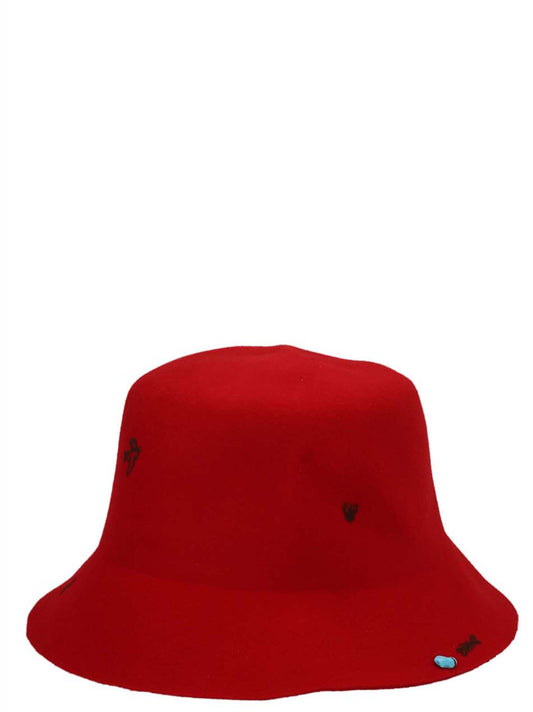 'Freya' Superduper x Laurent Jorubini bucket hat Hats