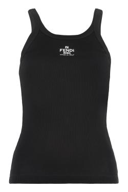 Fendi Ribbed tank top