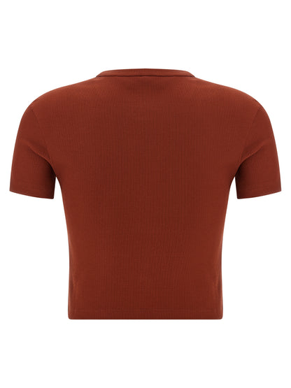 Logo embroidery top Tops