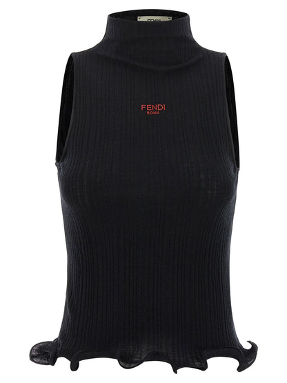 Ruffled top Tops