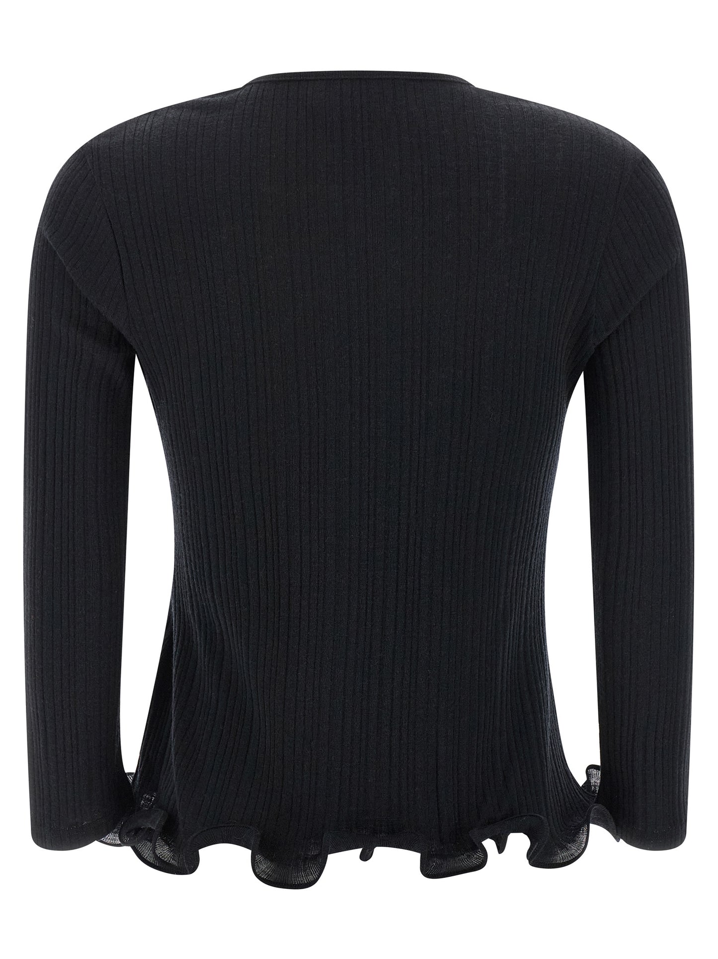 Ruffled sweater Sweater, cardigans