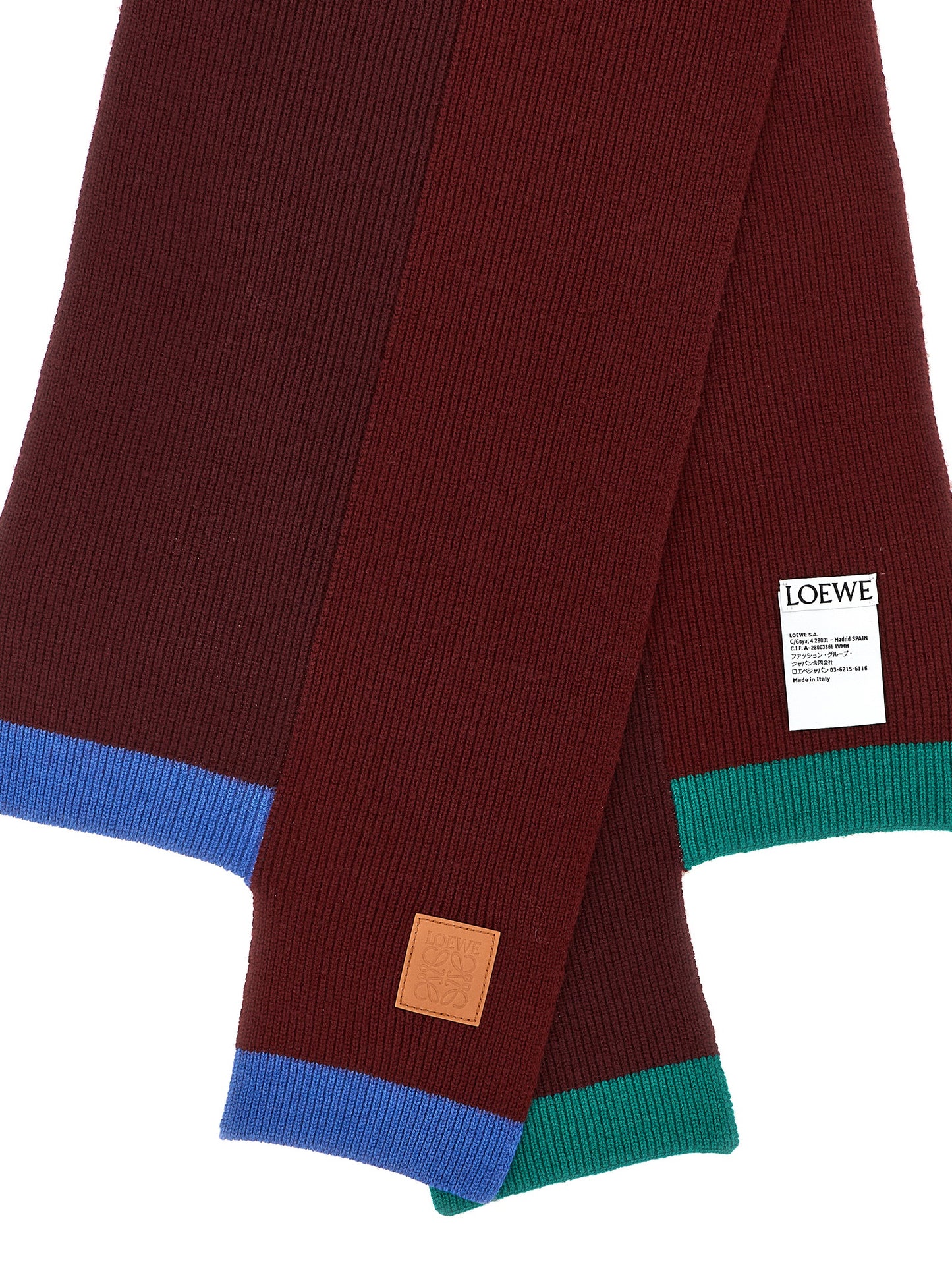 Wool asymmetrical scarf Scarves, foulards