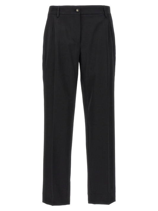 Wool canvas trousers Pants