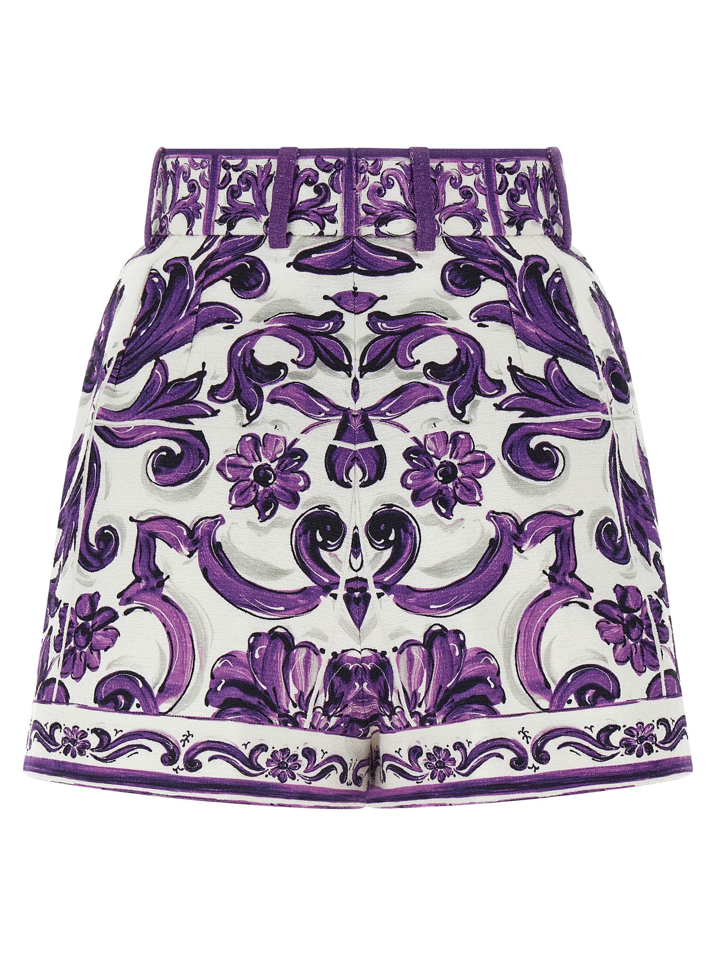 'Maiolica' print bermuda shorts Bermuda, short