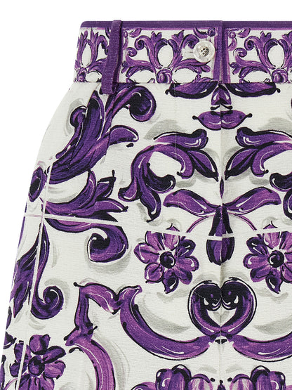 'Maiolica' print bermuda shorts Bermuda, short
