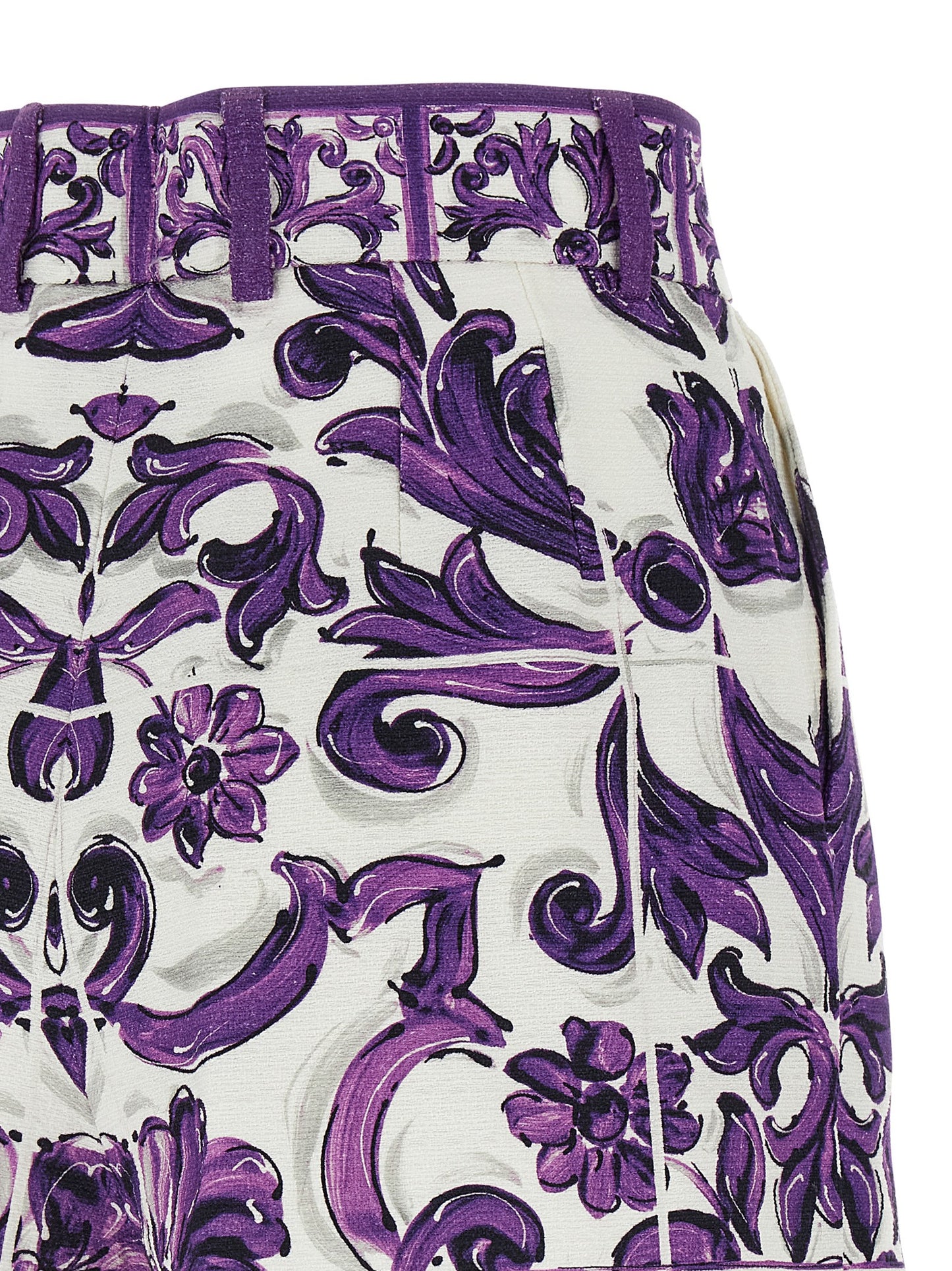 'Maiolica' print bermuda shorts Bermuda, short