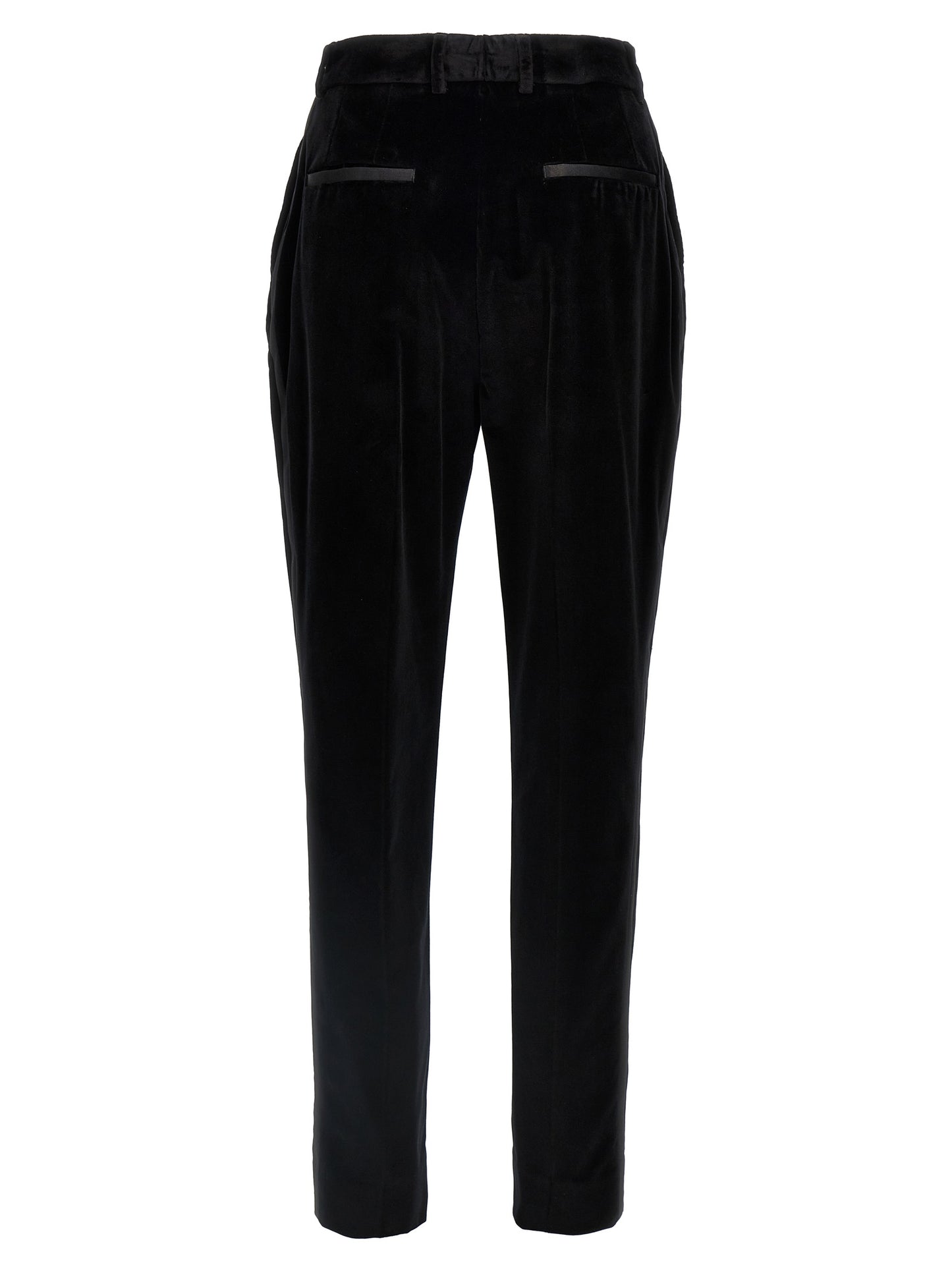 Velvet tuxedo pants Pants