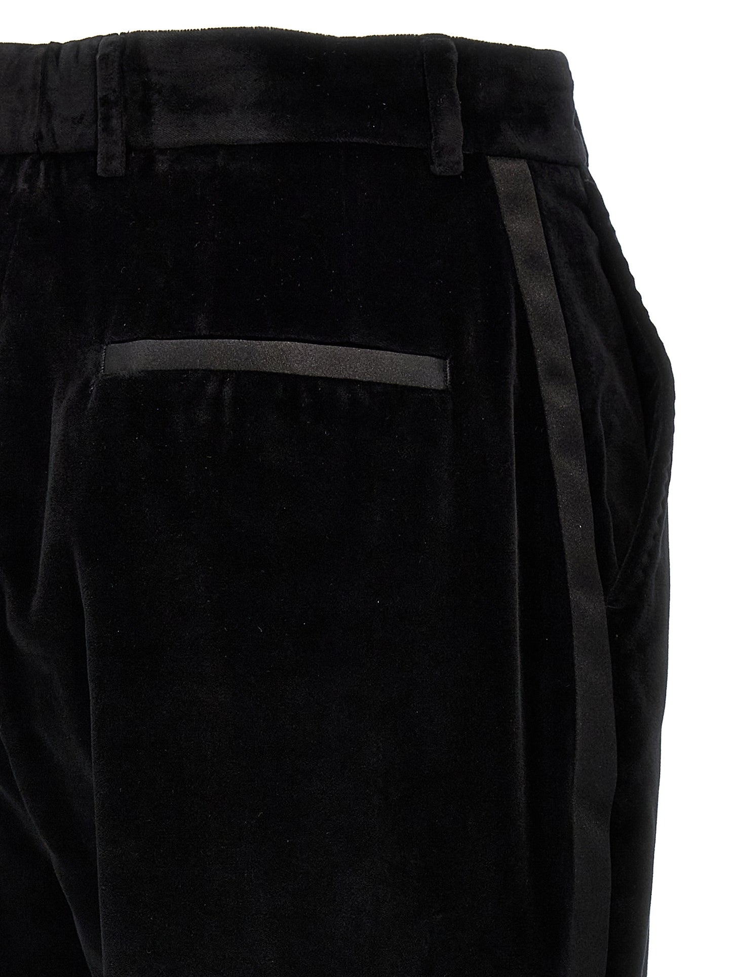 Velvet tuxedo pants Pants