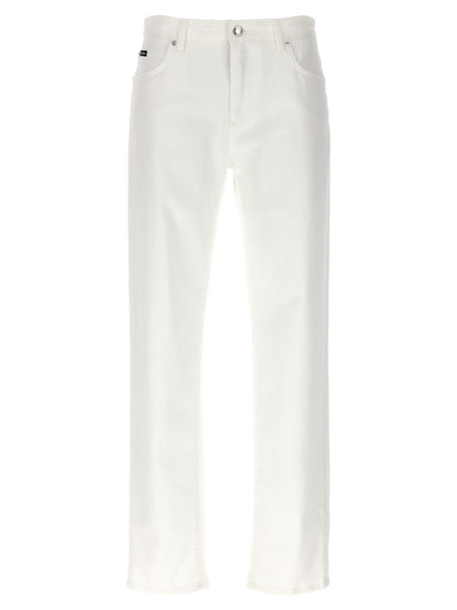 Logo plaque jeans Jeans
