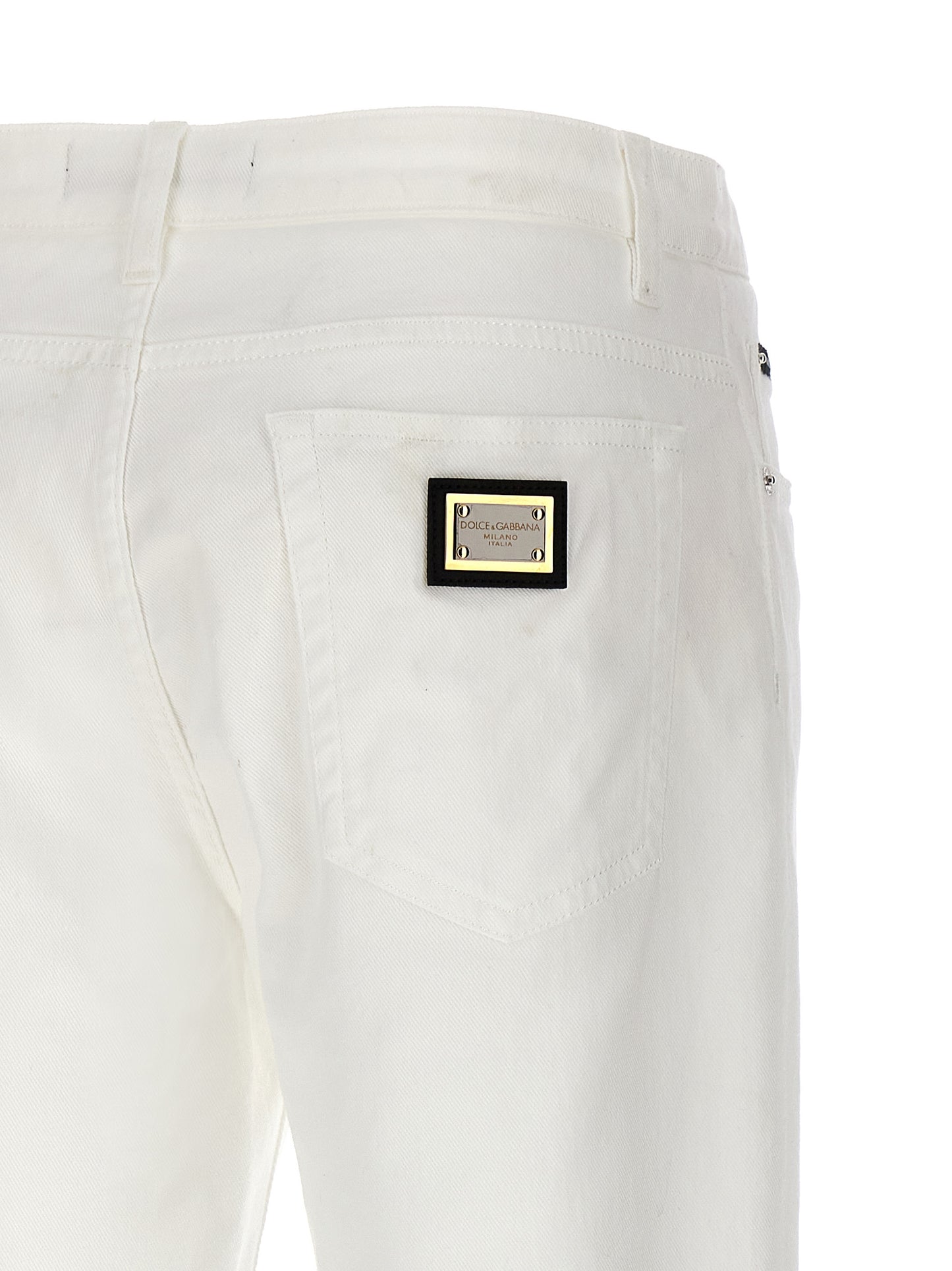 Logo plaque jeans Jeans