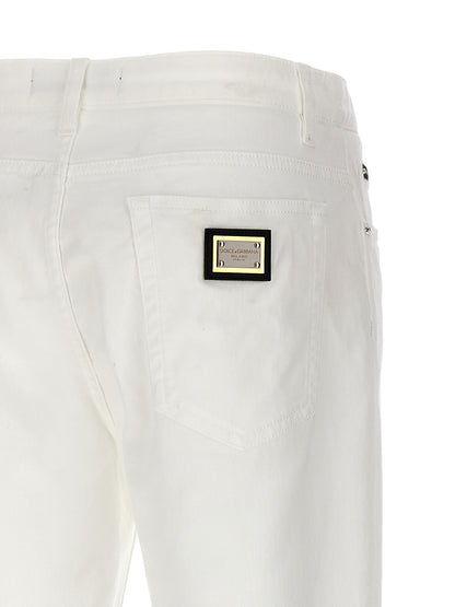 Logo plaque jeans Jeans
