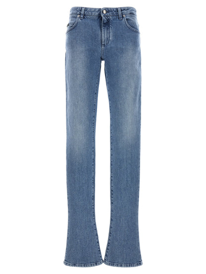 Logo plaque jeans Jeans