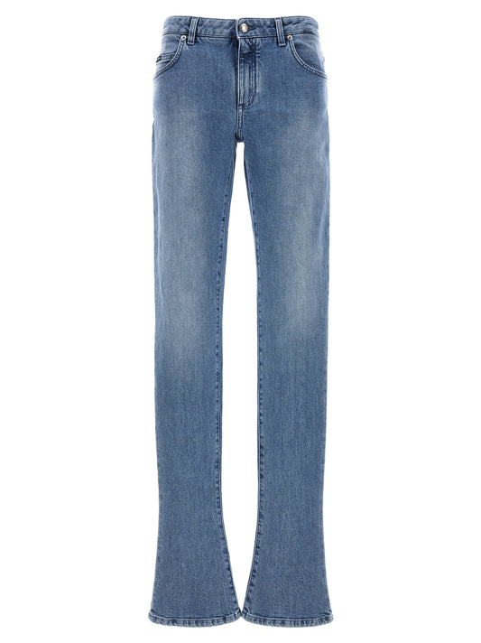 Logo plaque jeans Jeans
