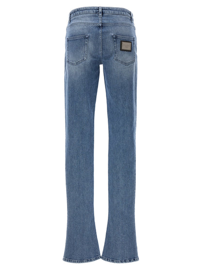 Logo plaque jeans Jeans