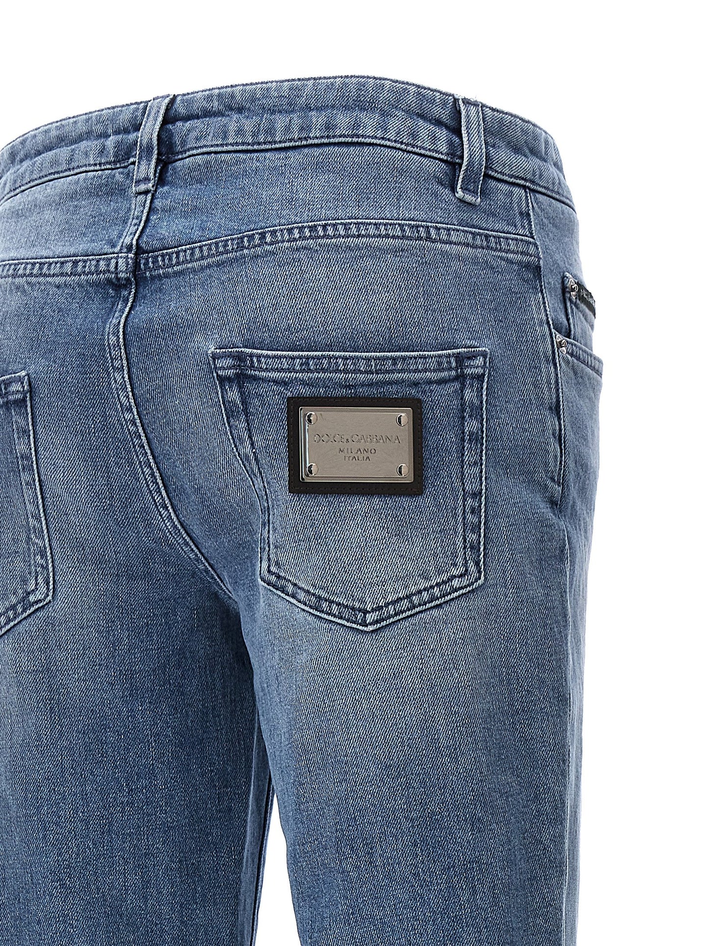 Logo plaque jeans Jeans