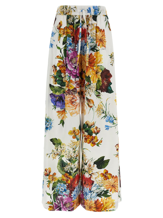 Floral bouquet printed pants Pants